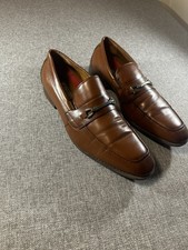 Stacy Adams Redzone Collection Men's Cognac Leather Bit Loafers Size is on the insole — listing 6