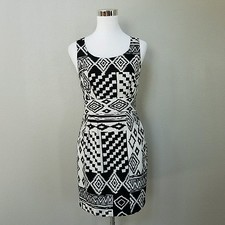 Love 21 Aztec Ikat Print Sleeveless Belted Shift Dress, Size Large — listing 6