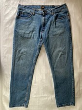 Lee Regular Fit Men's Blue Denim Jeans 38x30 — listing 2