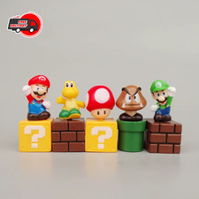 Super Mario Bros Character Figurine Set (6-Piece) - Donkey Kong, Yoshi, Toad, Princess Peach, Luigi, Mario — listing 3