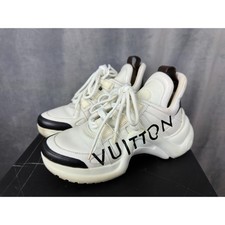 Louis Vuitton LV Skate Sneaker (Replica / Not Authentic) — White Monogram Trainer — listing 2