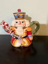 Ceramic Christmas Nutcracker Toy Soldier Figurine with Top Hat — listing 4