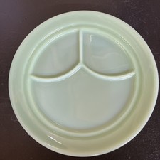 Jadeite Green Glass Luncheon Plate with Scalloped Rim — listing 5