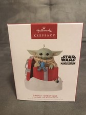 Hallmark Keepsake Grogu Greetings Star Wars: The Mandalorian Christmas Ornament — listing 2