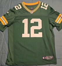 Nike Green Bay Packers Aaron Rodgers #12 On Field Football Jersey, White, Size 40 (M) — listing 3