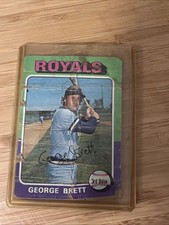 1975 Topps George Brett Rookie Card #228 (Signed) — listing 5
