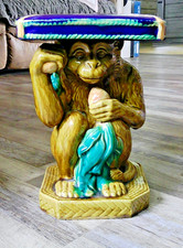 Vintage Ceramic Baby Monkey Figurine Card/Photo Holder — listing 5