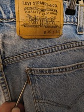 Vintage Levi's Orange Tab Light Wash Denim Jeans, Made in USA, Youth Size 10 — listing 3