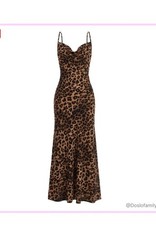 SHEIN Leopard Print Halter Cut-Out Maxi Dress — listing 4