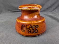 LAPP 1930 Brown Porcelain Pin-Type Electrical Insulator — listing 2