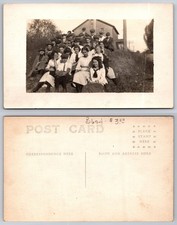 Vintage Real Photo Postcard (RPPC) - Social Gathering with Erich and Margaret Zimmerman, circa 1960s