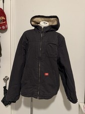 Dickies Men's Hooded Cotton Canvas Work Jacket with Quilted Lining — listing 5