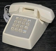AT&T Model 2500 Beige Push Button Desk Telephone — listing 2