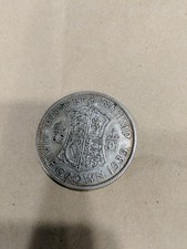 1939 George VI Silver Half Crown Coin (Great Britain)