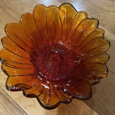 Indiana Glass Sunflower Bowl in Ruby Red — listing 4