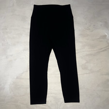 Lululemon Cropped Leggings with Mesh Panels, Heathered Gray/Black — listing 3