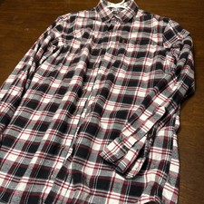 Chaps Full-Zip Plaid Flannel Shirt Jacket, Size XXL — listing 6