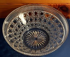 Federal Glass Windsor Button & Cane Pattern Large Serving Bowl 10.5" — listing 4