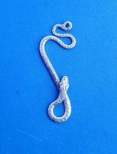 Sterling Silver Snake Chain Charm Bracelet with Heart Lobster Clasp