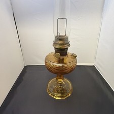 Aladdin Washington Drape Clear Glass Kerosene Oil Lamp with Chimney — listing 4