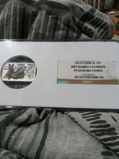 2023 Cook Islands $10 Silverland: The Wave 2oz Silver Coin NGC PF69 Ultra Cameo