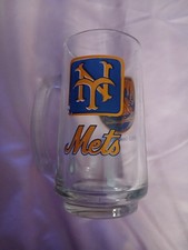 Vintage New York Mets Drinking Glass Set with 1969 World Champions Logo, Set of 6 in Original Box