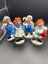 Vintage Ceramic Raggedy Ann Coin Bank with Yarn-Textured Hair — listing 2