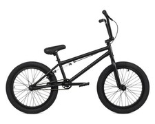 Elite BMX 20" Freestyle Bike, Matte Black with Blue Tires, listing 3