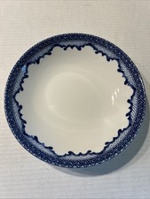 Blue and White Floral Porcelain Soup Tureen with Ladle and Lid — listing 2