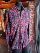 Wrangler Western Shirts Men's Short-Sleeve Pearl Snap Plaid Shirt — listing 2