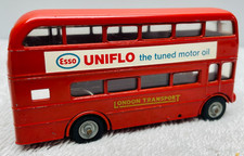 Pair of Diecast Routemaster Double-Decker Buses with ESSO Extra Petrol Livery (Red & Green) — listing 3