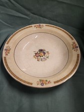 W.H. Grindley Chelsea Ivory Gravy Boat with Attached Underplate, Blue & Orange Floral — listing 2