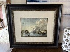 Thomasville 'Allegorical Scenes (Psyche - Plate No. 1)' Framed Sepia Print
