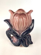 Vintage 1980s Pink Ceramic Ball Table Lamp with Pleated Linen Shade — listing 6