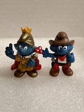 Cowboy Smurf PVC Figurine with Brown Hat, Red Bandana & Boots — listing 5
