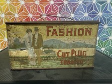 Fashion Cut Plug Tobacco Tin Lunch Box Pail with Wire Handle — listing 6