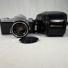 Nikon Nikkormat 35mm SLR Film Camera with Nikkor Lens — listing 5