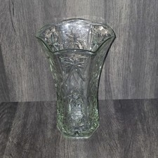 Anchor Hocking Early American Prescut (EAPC) Star of David Flared Glass Vase — listing 4