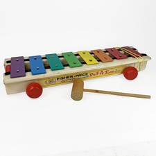 Fisher-Price Pull-A-Tune Xylophone #870 Pull Toy — listing 3