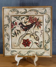 TamSan Designs Hand-Painted Decorative Plate, 'Renaissance' Lemon Motif — listing 5