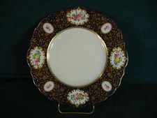 Spode Copeland Cobalt Blue Hand-Painted Botanical Dinner Plates Set of 12, 10.5" — listing 4