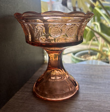 Indiana Glass Amber Strawberry/Grape Shaped Console Bowl, 9.5" x 13" — listing 2