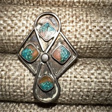 Sterling Silver Kokopelli Flute Player Brooch, 2.5" Southwestern, 1980s — listing 2