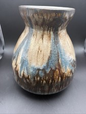 Pair of Handmade Studio Pottery Square Mugs with Drip Glaze (Amber & Plum) — listing 2