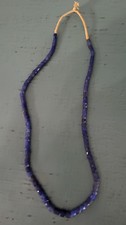 African Trade Bead Necklace with Millefiori, Chevron, and Zebra-Stripe Glass Beads — listing 4