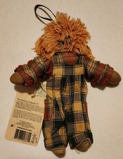 Boyds Bears Bearwear Archive Collection Raggedy-Style Doll Ornaments, Pair (Girl & "Molasses" Boy)