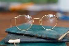 Vintage American Optical FUL-VUE 1/10 12K Gold Filled Antique Eyeglasses with Cable Temples — listing 3