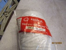 Knot Craft Macrame Cord, Orange, 306 FT (102 Yds), 5mm Polypropylene, Lot of 2
