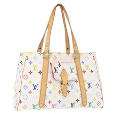 Louis Vuitton x Takashi Murakami Monogram Multicolore Black Aurelia MM Tote Handbag — listing 3