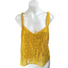 Lush Sleeveless High-Low Tank Top with Sheer Chiffon Back — listing 3